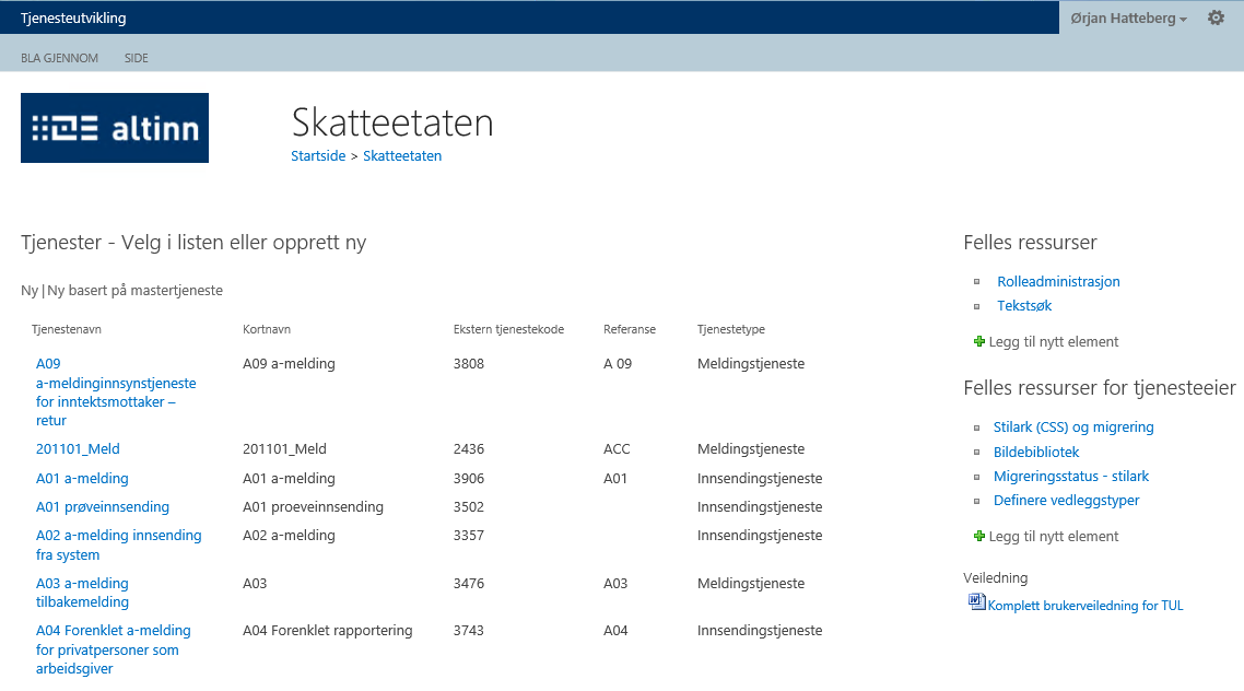 Kom I Gang :: Altinn Digitalisering - Utvikling