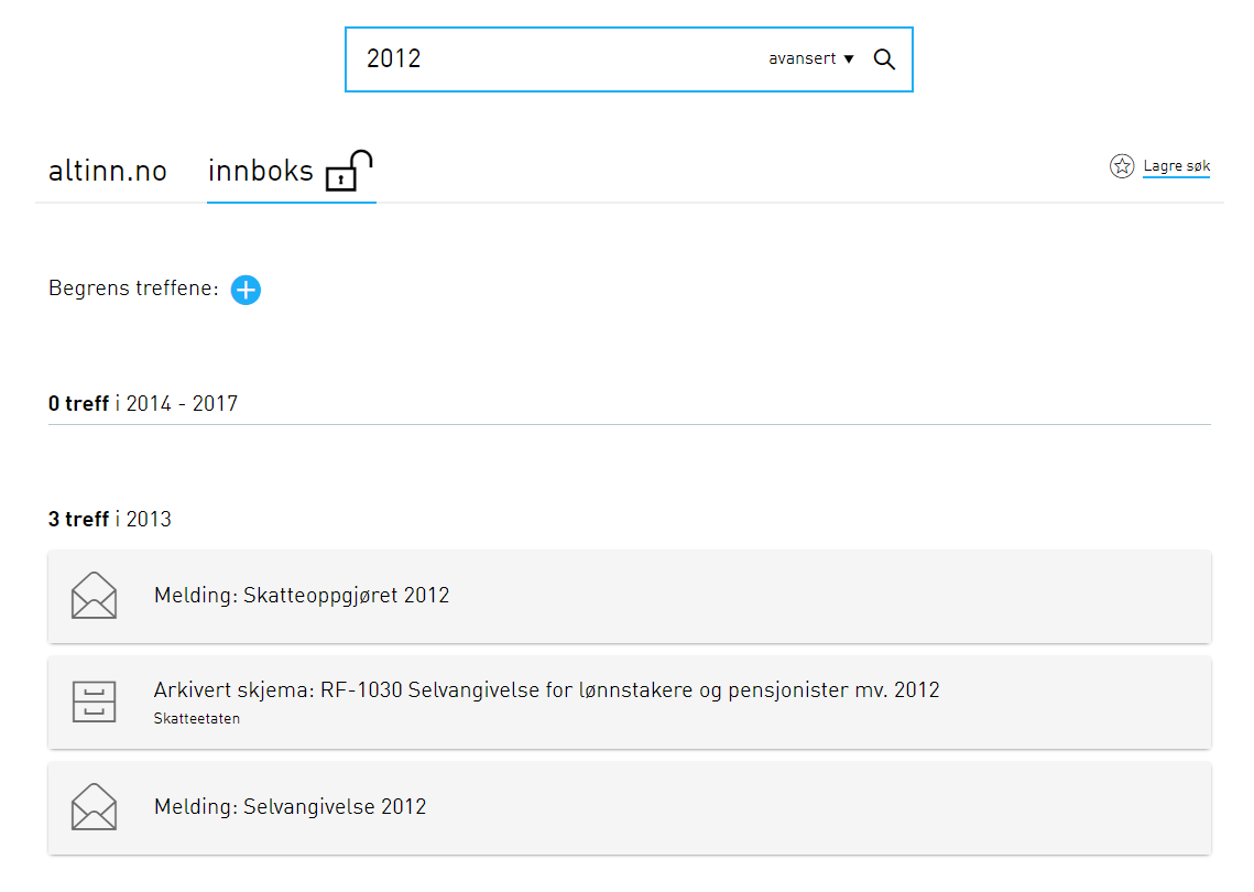 Søk i innboks Bilde av søk i innboks