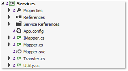 Visual Studio-prosjekt Visual Studio-prosjekt